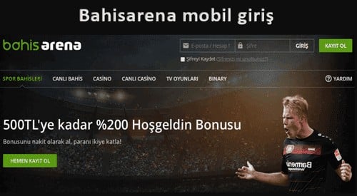 Bahisarena mobil giriş