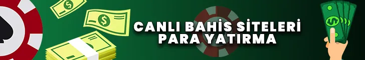 canlı bahis siteleri para yatırma
